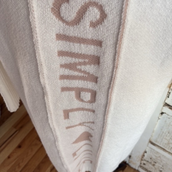 Simply Live cozy knitted cardigan color block hooded longline open front sweater - Picture 6 of 16